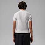Jordan Sport Kurzarm-Golfoberteil mit Stehkragen (Damen)