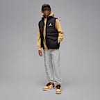 Chaleco acolchado relleno para niños talla grande Jordan