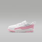 White/Medium Soft Pink