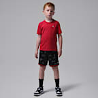 ジョーダン リトルキッズ プリント メッシュ テーピング ショートパンツ