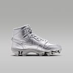 Jordan 1 Mid Little/Big Kids' Cleats