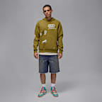 Sudadera con gorro sin cierre de tejido Fleece para hombre Jordan Brooklyn