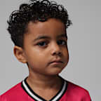 Conjunto de jersey deportivo y shorts de malla infantil Jordan