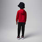 Conjunto de sudadera con gorro de 2 piezas de cierre completo infantil Jordan Brooklyn Fleece