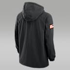 North Carolina Men's Jordan Brand Full-Snap Hooded Military Jacket