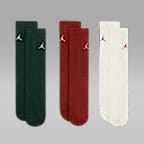 Jordan Big Kids' Holiday '25 Gifting Crew Socks (3 Pairs)