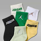 Jordan Everyday Essentials Baby/Toddler Ankle Socks (6 Pairs)