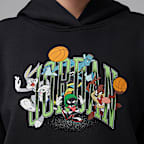 Sudadera con gorro sin cierre de tejido Fleece para mujer Jordan Space Jam