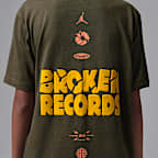 Playera Broken Records para niños talla grande Jordan