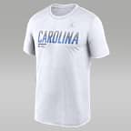 North Carolina Sideline Legend Men's Jordan Brand Dri-FIT College T-Shirt - White