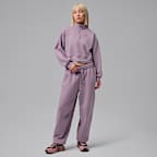 Jordan Brooklyn Women's 1/4-Zip Cropped Top
