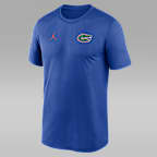 Playera universitaria marca Jordan Dri-FIT para hombre Florida Sideline Legend Small Logo - Royal