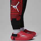 Jordan Conjunto de camiseta de manga larga y pantalón de tejido Fleece Jumpman - Infantil