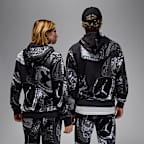 Sudadera con gorro sin cierre de tejido Fleece con estampado para hombre Jordan MVP