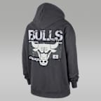 Felpa pullover in fleece con cappuccio Chicago Bulls Jordan Basketball Flight – Uomo