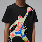 Playera Jumpman Paint Spill para niños talla pequeña Jordan Super Splash