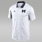Polo universitario Dri-FIT Jordan para hombre Michigan Vapor Pattern