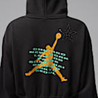 Sudadera con gorro sin cierre para mujer Jordan Brooklyn Fleece