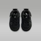 Jordan 4 Retro 'Black Cat' Baby/Toddler Shoes
