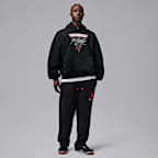 Sudadera con gorro sin cierre de tejido Fleece oversized para hombre Jordan Brooklyn