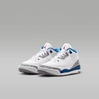 Jordan 3 Retro "True Blue" Little Kids' Shoes