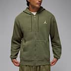 Hoodie com fecho completo Jordan Brooklyn Fleece para homem