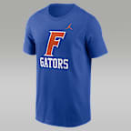Playera universitaria Nike para hombre Florida Primetime Logo Mantra - Royal