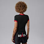 Jordan Brazil shirt met ronde hals en graphic voor dames