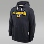 Michigan Sideline Men's Jordan Brand Dri-FIT College Pullover Hoodie
