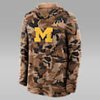 Michigan Military Appreciation Men's Jordan Brand Dri-FIT College Long-Sleeve Hooded Top