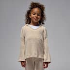 Tvådelat ribbat set Jordan Heir To The Crown med huvtröja för barn