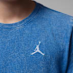 Jordan Big Kids' Air Embroidered Acid Wash T-Shirt