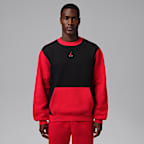 Sudadera de cuello redondo de tejido Fleece para hombre Jordan Brooklyn