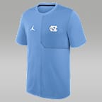 North Carolina Sideline Coach Men's Jordan Brand Dri-FIT College Top