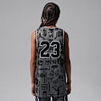 Jersey a rayas para niños talla grande Jordan 23