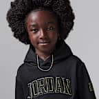 Sudadera con gorro sin cierre para niños talla pequeña Jordan "See Me Shine"
