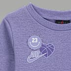 Conjunto de 2 peças com calças Jordan Blue Jeans and Bling para bebé (12-24 meses)