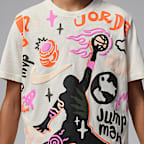 Playera Air Jordan World Tour Merch para niños talla grande Jordan