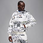 ジョーダン ブルックリン フリース メンズ プルオーバー パーカー