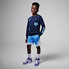 Playera de cuello redondo para niños talla pequeña Jordan "See Me Shine"