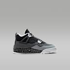 Jordan 4 Retro 'Fear' Younger Kids' Shoes