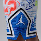 Shorts deportivos Diamond estampados MJ para preescolar Jordan Dri-FIT