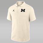 Michigan Victory Primary Logo Men's Jordan Brand Dri-FIT College Polo