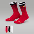 ジョーダン ジュニア カスタマイズド エア クルー ソックス (3足)