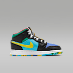 Air Jordan 1 Mid Sneaker School Older Kids' Shoes