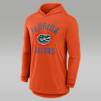 Playera de manga larga universitaria marca Jordan Dri-FIT con gorro para hombre Florida Campus Arch