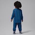 Conjunto de calças de lã cardada e camisola de manga comprida Jordan Jumpman para bebé