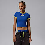 Jordan Women's Graphic Brazil Crew-Neck Top
