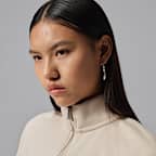 Jordan Brooklyn Fleece 女款短版 1/4 拉鍊套頭上衣