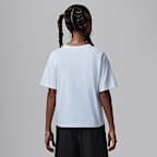 Playera para niños talla grande Jordan 1st Baby Blue
